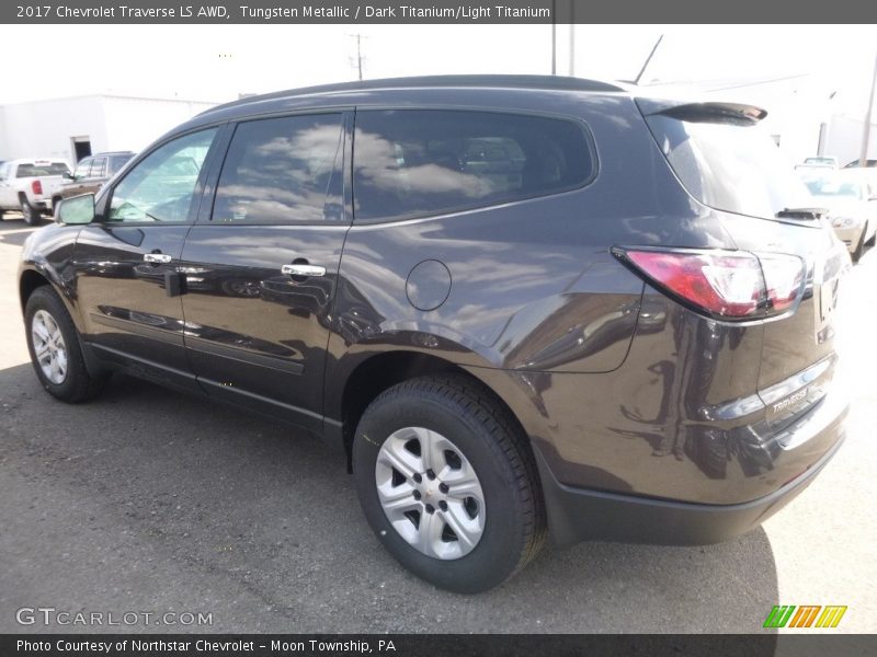 Tungsten Metallic / Dark Titanium/Light Titanium 2017 Chevrolet Traverse LS AWD