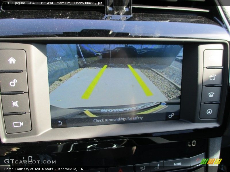 Ebony Black / Jet 2017 Jaguar F-PACE 35t AWD Premium