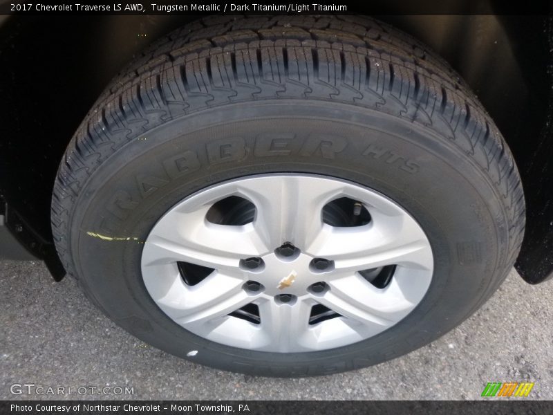 Tungsten Metallic / Dark Titanium/Light Titanium 2017 Chevrolet Traverse LS AWD