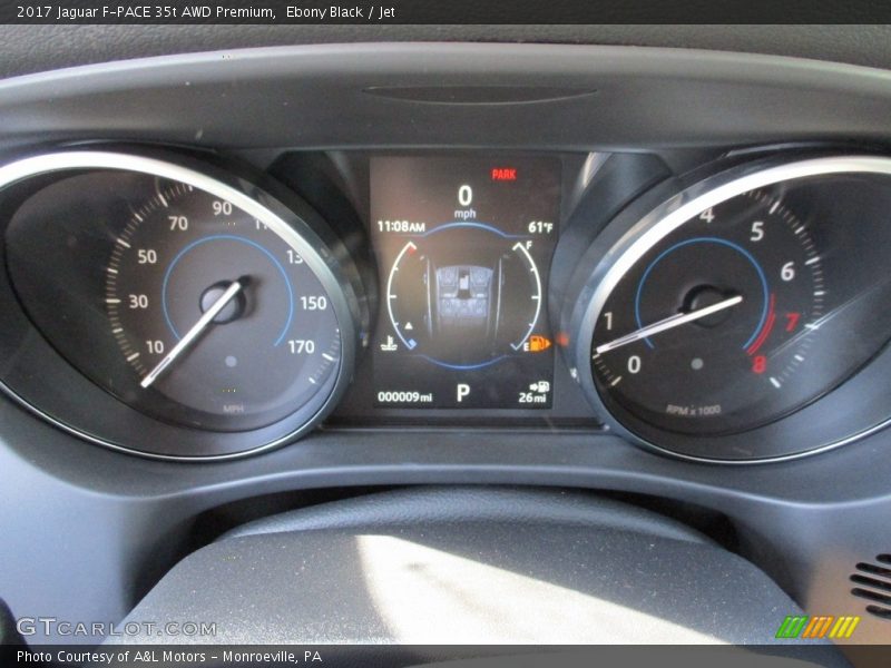 Ebony Black / Jet 2017 Jaguar F-PACE 35t AWD Premium