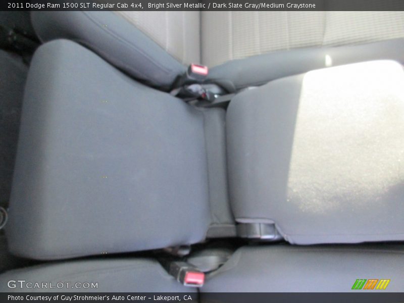 Bright Silver Metallic / Dark Slate Gray/Medium Graystone 2011 Dodge Ram 1500 SLT Regular Cab 4x4