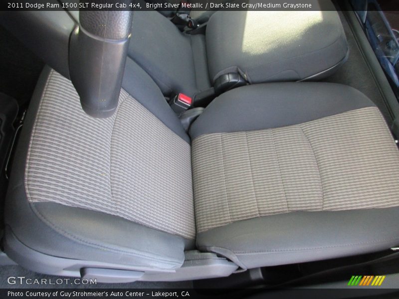 Bright Silver Metallic / Dark Slate Gray/Medium Graystone 2011 Dodge Ram 1500 SLT Regular Cab 4x4
