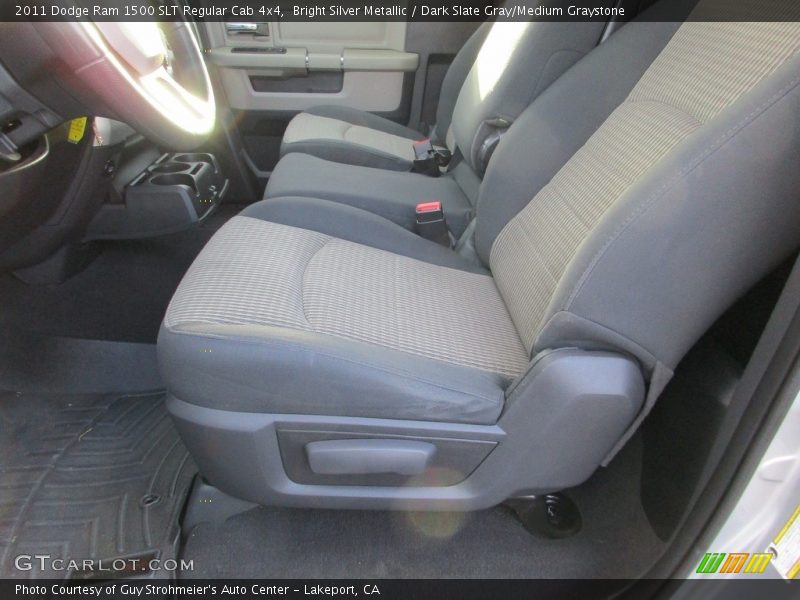 Bright Silver Metallic / Dark Slate Gray/Medium Graystone 2011 Dodge Ram 1500 SLT Regular Cab 4x4