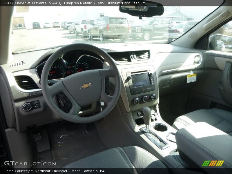 Tungsten Metallic / Dark Titanium/Light Titanium 2017 Chevrolet Traverse LS AWD