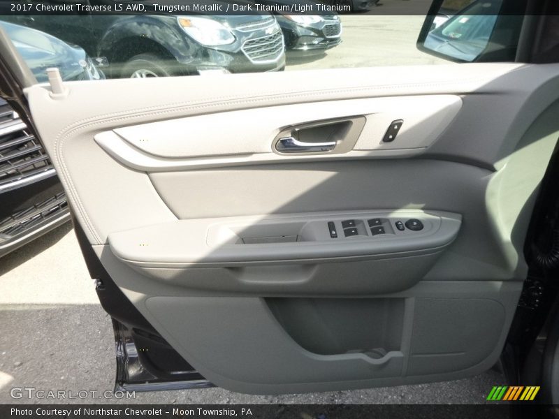 Tungsten Metallic / Dark Titanium/Light Titanium 2017 Chevrolet Traverse LS AWD