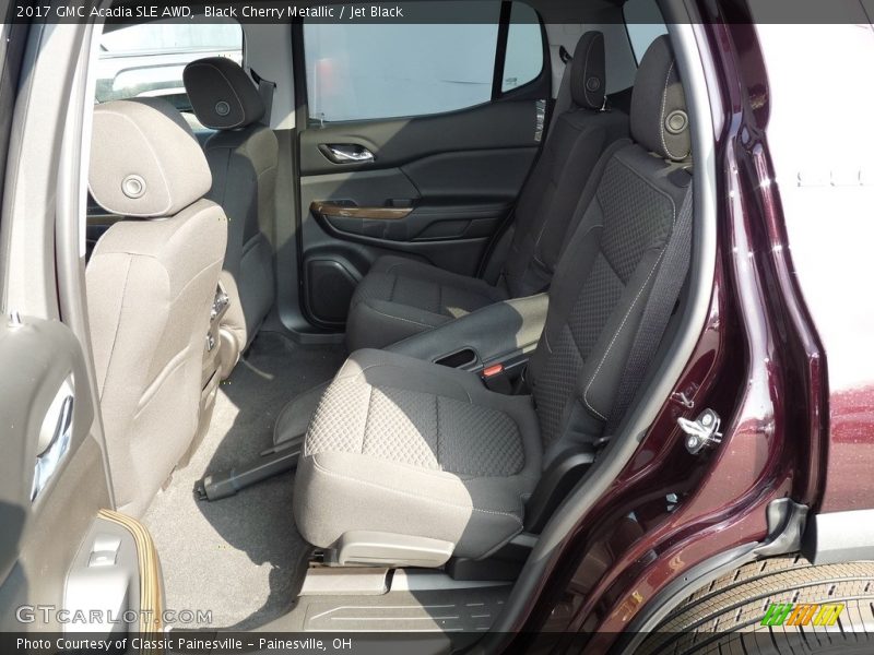 Black Cherry Metallic / Jet Black 2017 GMC Acadia SLE AWD