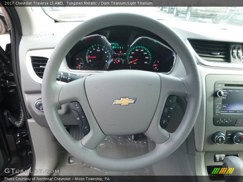 Tungsten Metallic / Dark Titanium/Light Titanium 2017 Chevrolet Traverse LS AWD