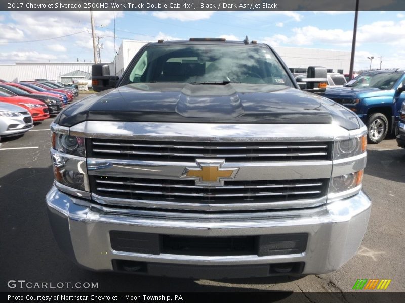 Black / Dark Ash/Jet Black 2017 Chevrolet Silverado 2500HD Work Truck Double Cab 4x4