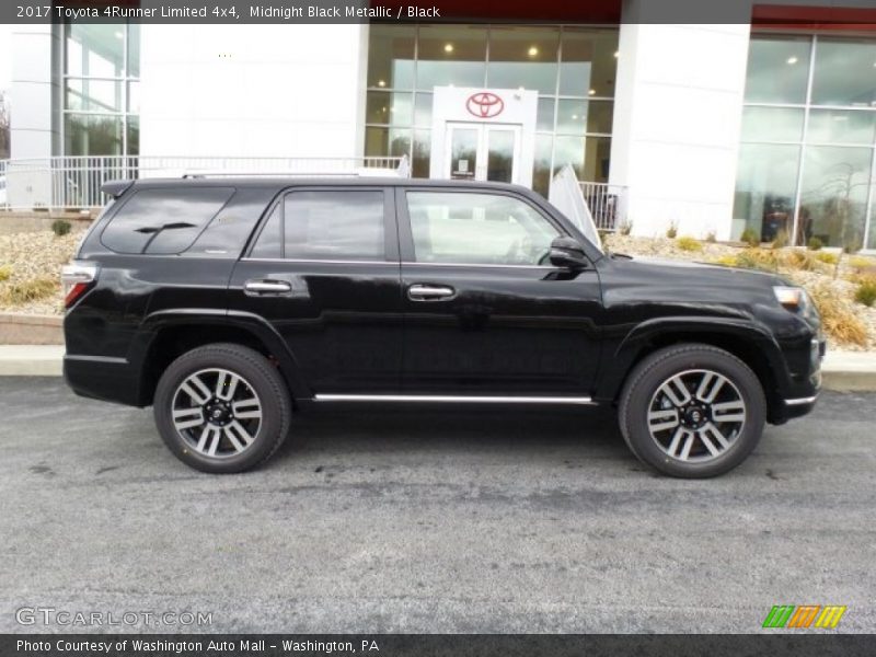 Midnight Black Metallic / Black 2017 Toyota 4Runner Limited 4x4