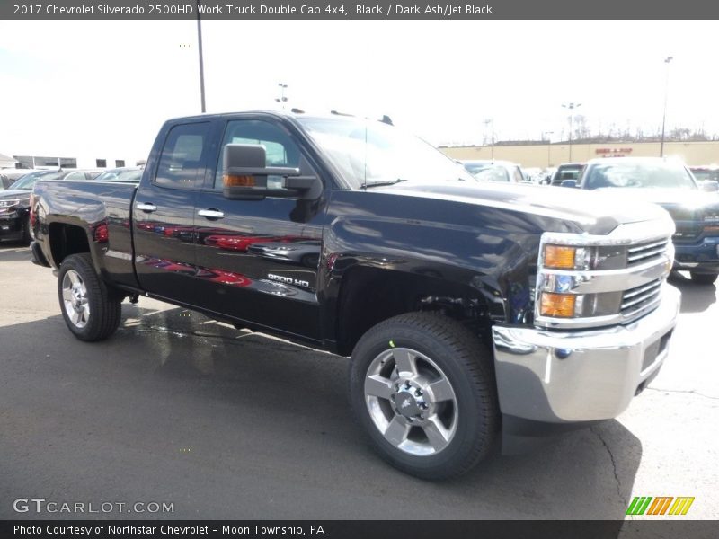 Black / Dark Ash/Jet Black 2017 Chevrolet Silverado 2500HD Work Truck Double Cab 4x4