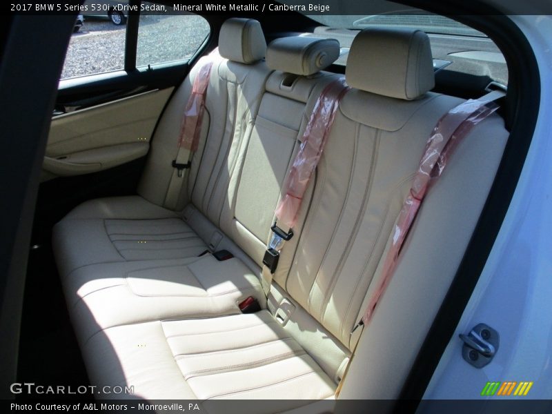Rear Seat of 2017 5 Series 530i xDrive Sedan