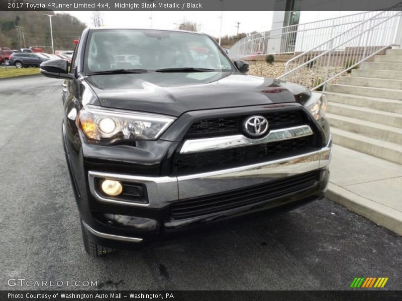 Midnight Black Metallic / Black 2017 Toyota 4Runner Limited 4x4