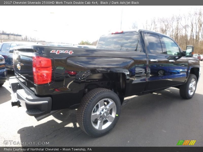 Black / Dark Ash/Jet Black 2017 Chevrolet Silverado 2500HD Work Truck Double Cab 4x4
