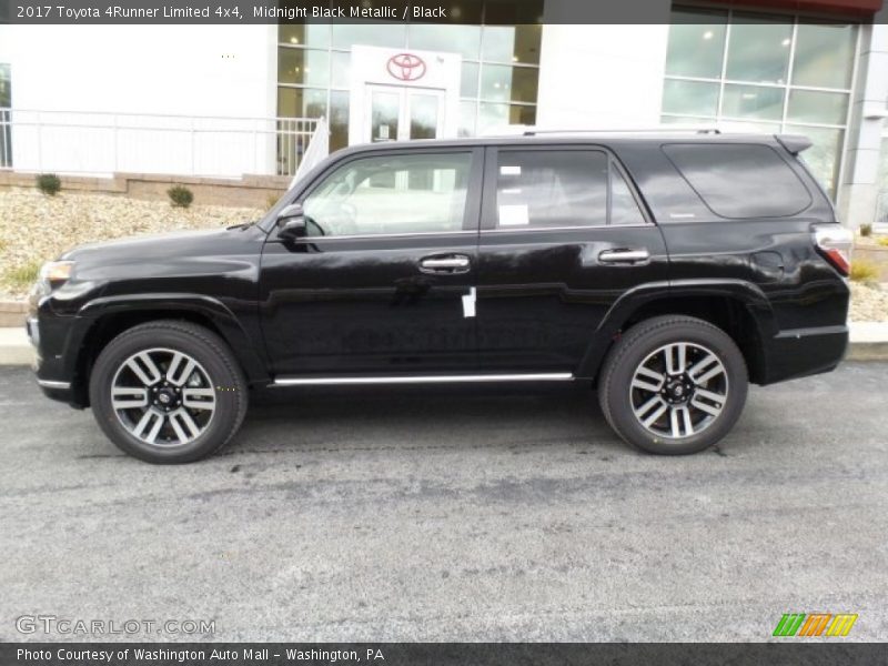 Midnight Black Metallic / Black 2017 Toyota 4Runner Limited 4x4