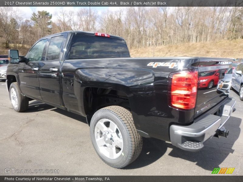 Black / Dark Ash/Jet Black 2017 Chevrolet Silverado 2500HD Work Truck Double Cab 4x4