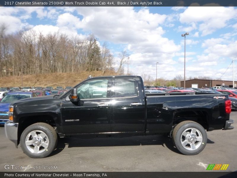 Black / Dark Ash/Jet Black 2017 Chevrolet Silverado 2500HD Work Truck Double Cab 4x4