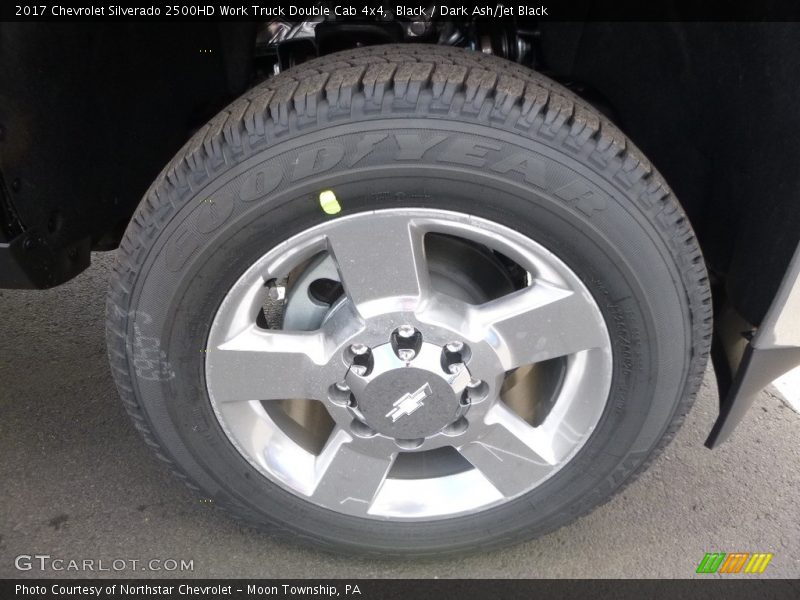 Black / Dark Ash/Jet Black 2017 Chevrolet Silverado 2500HD Work Truck Double Cab 4x4
