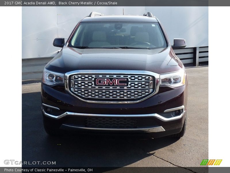 Black Cherry Metallic / Cocoa/Shale 2017 GMC Acadia Denali AWD