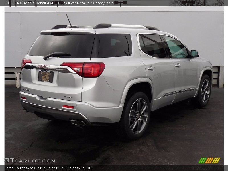 Quicksilver Metallic / Cocoa/Shale 2017 GMC Acadia Denali AWD