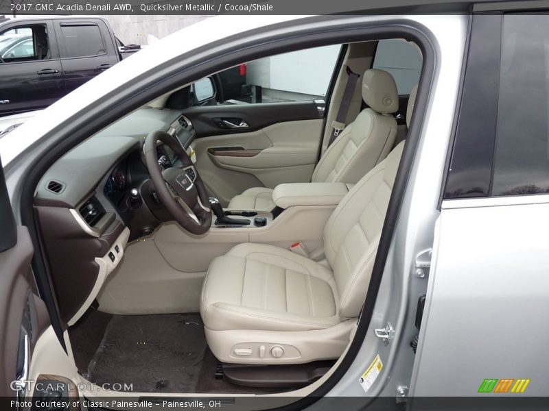 Quicksilver Metallic / Cocoa/Shale 2017 GMC Acadia Denali AWD