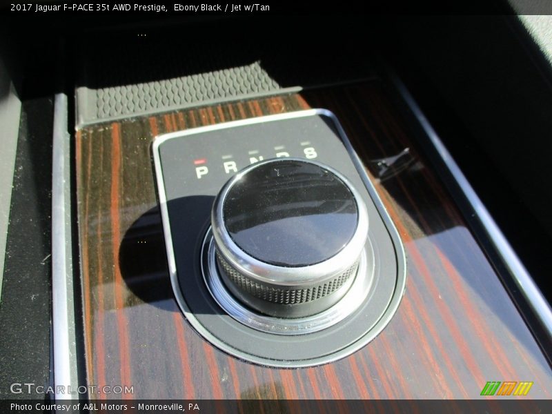 Ebony Black / Jet w/Tan 2017 Jaguar F-PACE 35t AWD Prestige