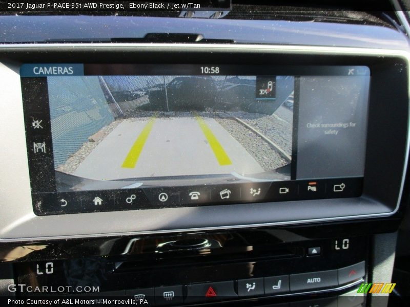 Ebony Black / Jet w/Tan 2017 Jaguar F-PACE 35t AWD Prestige