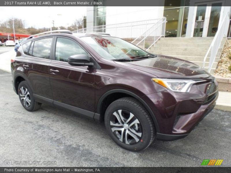 Black Current Metallic / Black 2017 Toyota RAV4 LE AWD