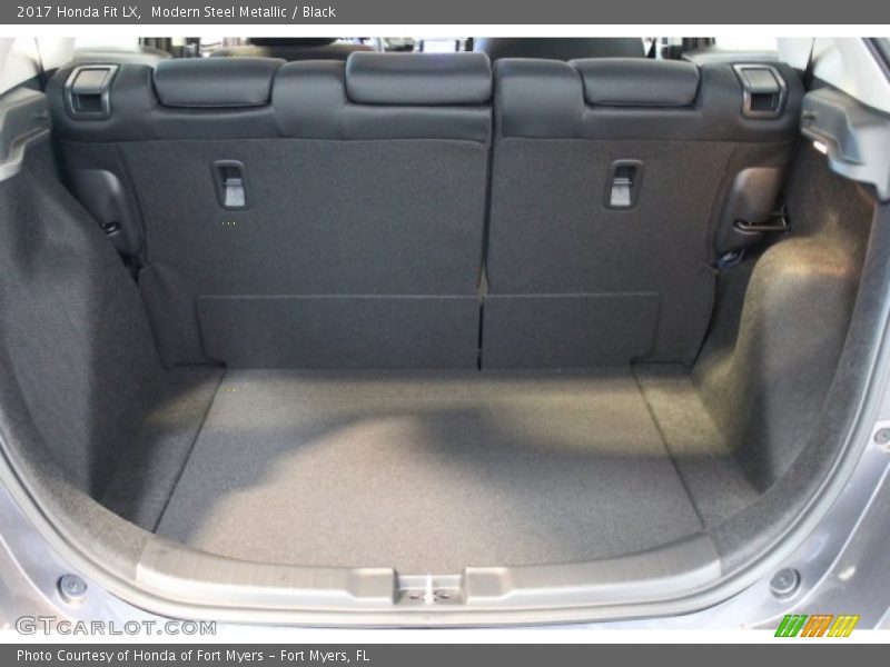 Modern Steel Metallic / Black 2017 Honda Fit LX