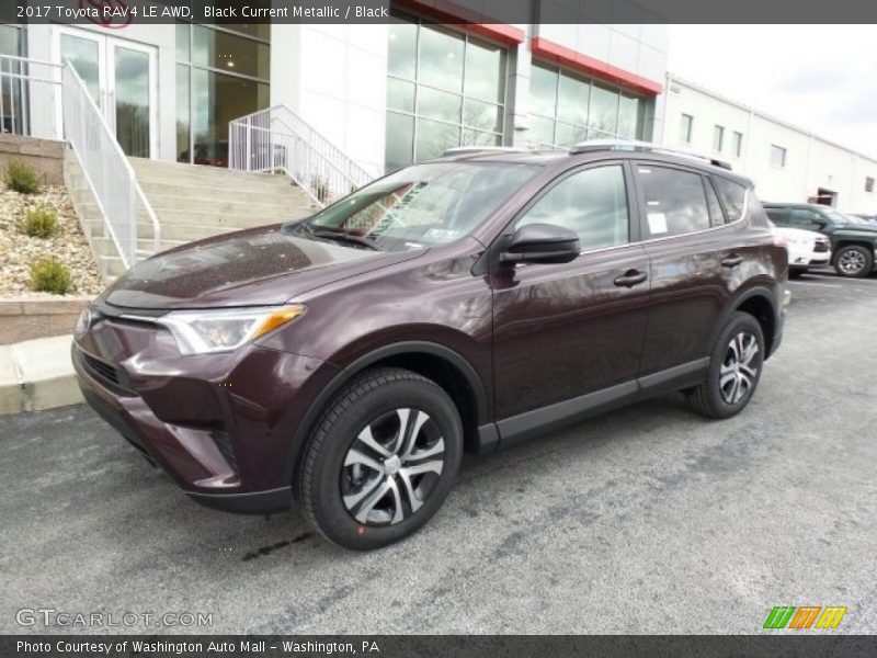 Black Current Metallic / Black 2017 Toyota RAV4 LE AWD