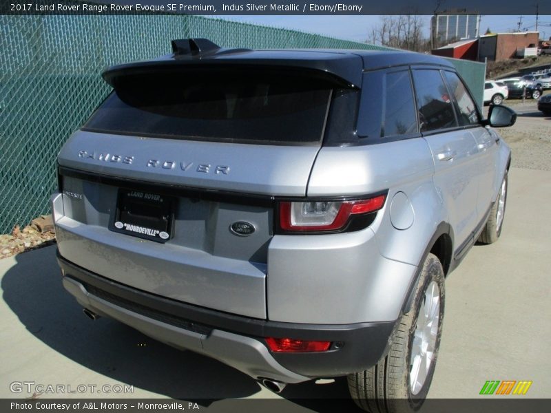 Indus Silver Metallic / Ebony/Ebony 2017 Land Rover Range Rover Evoque SE Premium