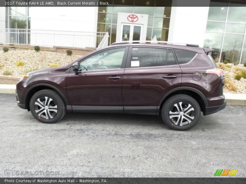 Black Current Metallic / Black 2017 Toyota RAV4 LE AWD