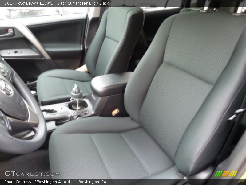 Black Current Metallic / Black 2017 Toyota RAV4 LE AWD