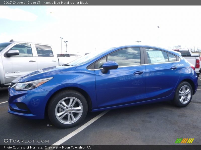 Kinetic Blue Metallic / Jet Black 2017 Chevrolet Cruze LT