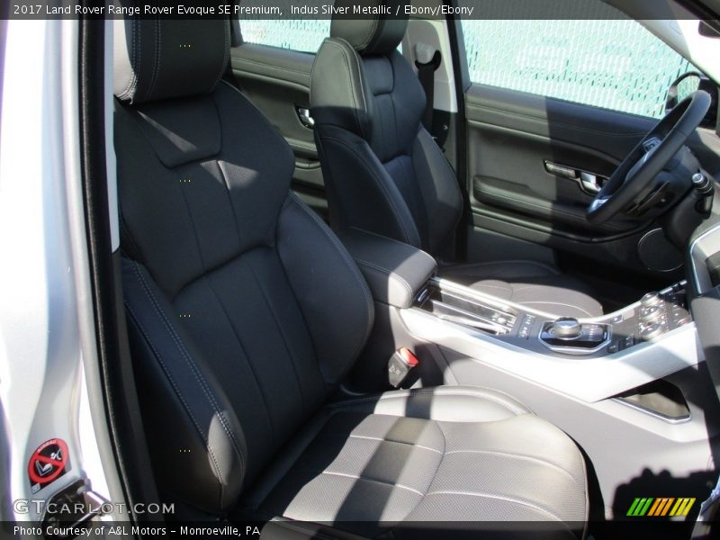 Indus Silver Metallic / Ebony/Ebony 2017 Land Rover Range Rover Evoque SE Premium