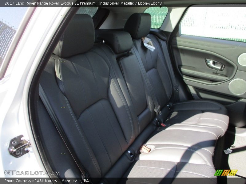 Indus Silver Metallic / Ebony/Ebony 2017 Land Rover Range Rover Evoque SE Premium