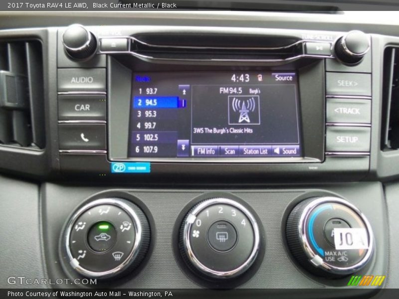 Black Current Metallic / Black 2017 Toyota RAV4 LE AWD