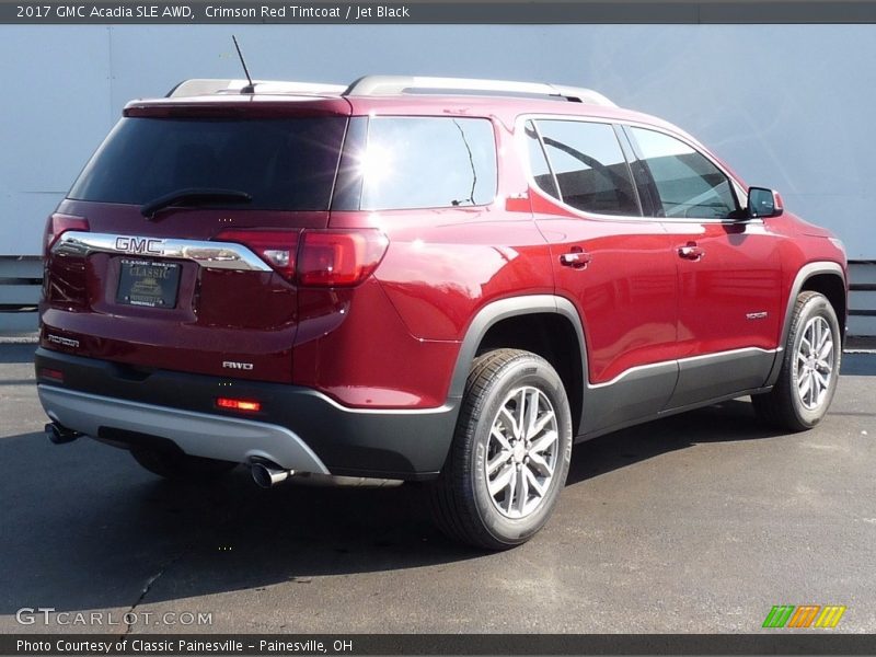 Crimson Red Tintcoat / Jet Black 2017 GMC Acadia SLE AWD
