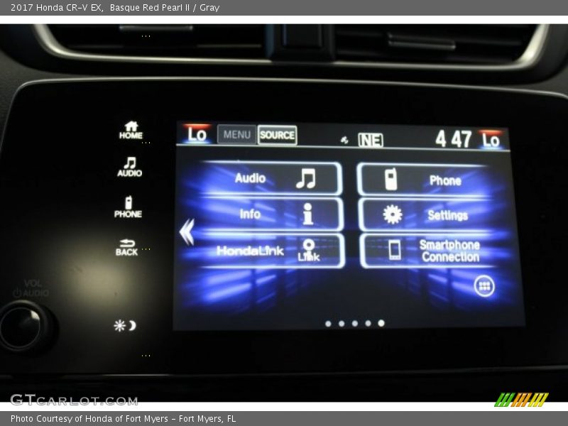 Basque Red Pearl II / Gray 2017 Honda CR-V EX