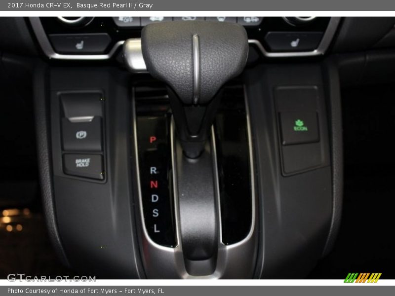Basque Red Pearl II / Gray 2017 Honda CR-V EX