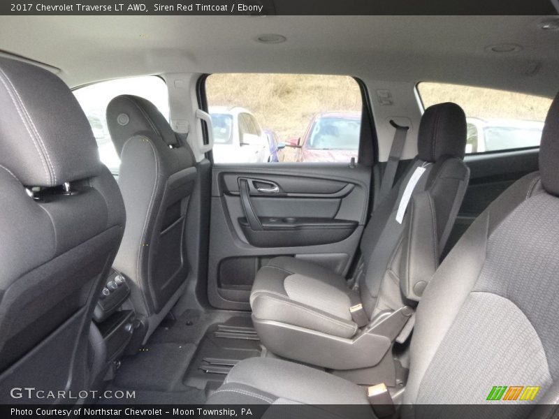 Siren Red Tintcoat / Ebony 2017 Chevrolet Traverse LT AWD