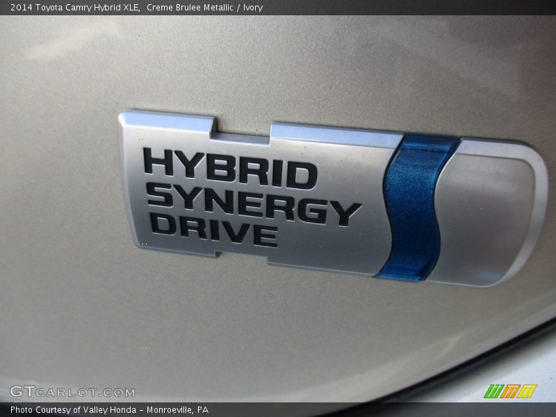 Creme Brulee Metallic / Ivory 2014 Toyota Camry Hybrid XLE