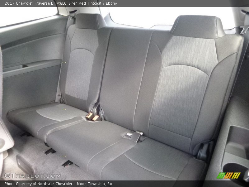 Siren Red Tintcoat / Ebony 2017 Chevrolet Traverse LT AWD