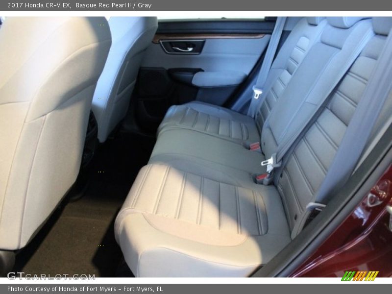 Basque Red Pearl II / Gray 2017 Honda CR-V EX