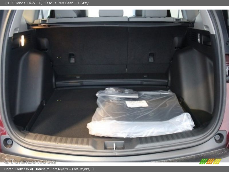 Basque Red Pearl II / Gray 2017 Honda CR-V EX