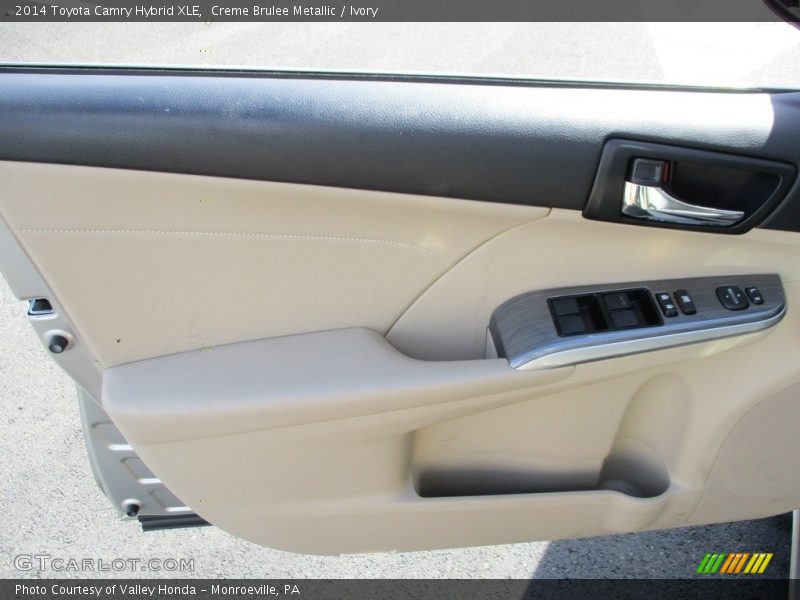 Creme Brulee Metallic / Ivory 2014 Toyota Camry Hybrid XLE