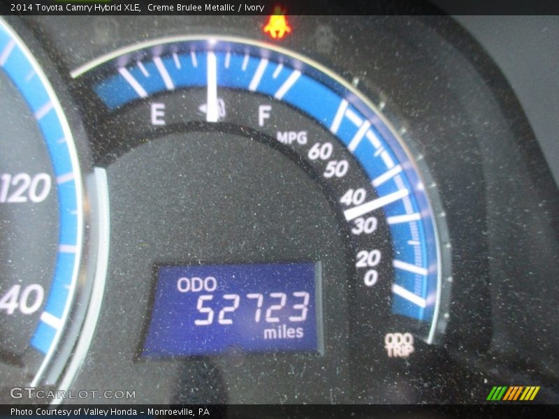 Creme Brulee Metallic / Ivory 2014 Toyota Camry Hybrid XLE