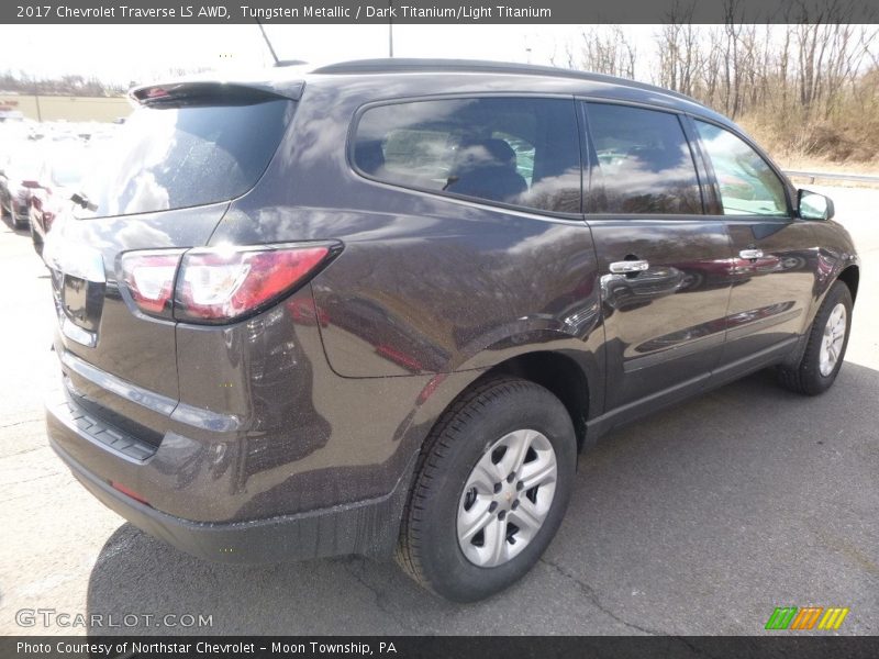 Tungsten Metallic / Dark Titanium/Light Titanium 2017 Chevrolet Traverse LS AWD