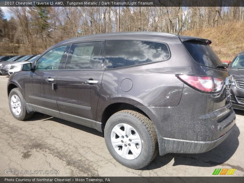 Tungsten Metallic / Dark Titanium/Light Titanium 2017 Chevrolet Traverse LS AWD