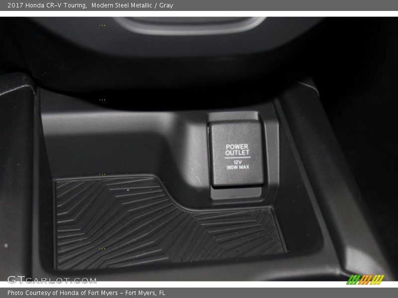 Modern Steel Metallic / Gray 2017 Honda CR-V Touring