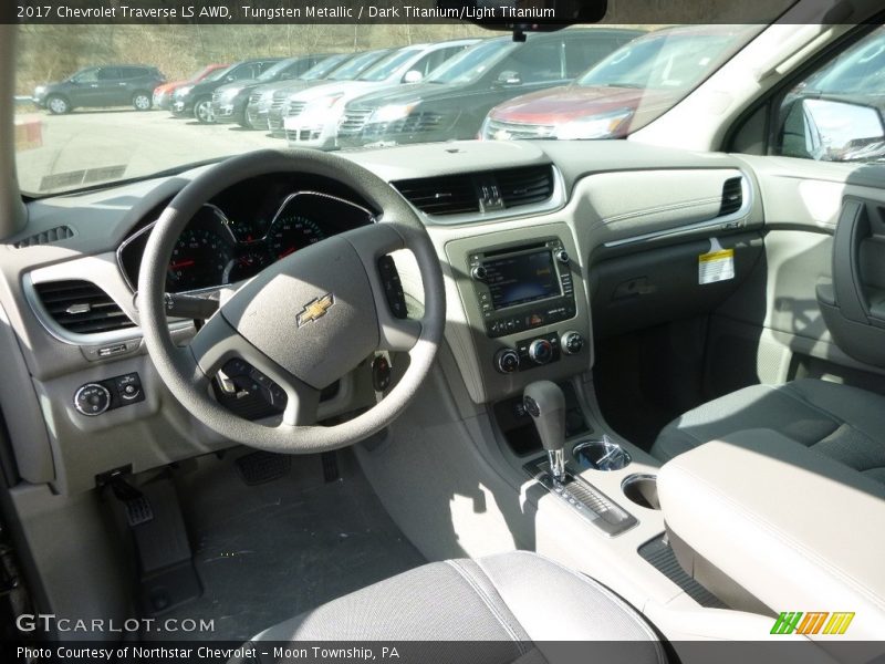 Tungsten Metallic / Dark Titanium/Light Titanium 2017 Chevrolet Traverse LS AWD